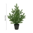 thumbnail image 3 of Christmas Tabletop Mini Tree 19" Green Xmas Pine Tree Christmas Decor with Burlap Pots for Home Indoor for Home Miniature Trees with Linen Base for Dining Table Kitchen Desk Home, 3 of 6
