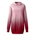 thumbnail image 5 of Patlollav Womens Dresses,Ladies Long Sleeve Hooded Tunic Pockets Pullover Dress, 5 of 7