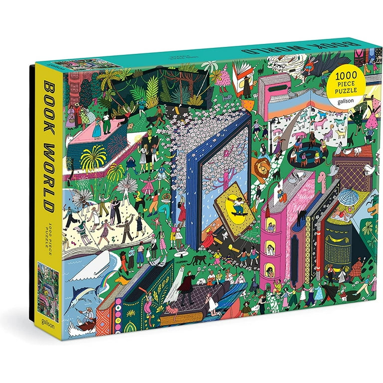 Book World 1000 Piece Puzzle (Jigsaw) - Walmart.com