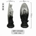 thumbnail image 3 of Virgin Mary Statue – Elegant White Resin Religious Figurine for Home Decor, Prayer Room, or Garden Display, 12 Inch Height, 3 of 3