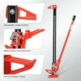 thumbnail image 4 of 48'' High Lift Farm Jack 6600lbs Capacity Ratcheting Utility Jack for Car Truck Tractor SUV ATV UTV, 4 of 6