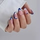 thumbnail image 3 of Lámpara corta BtartBox de Press On Nails, curable, con punta francesa azul, 3 of 7