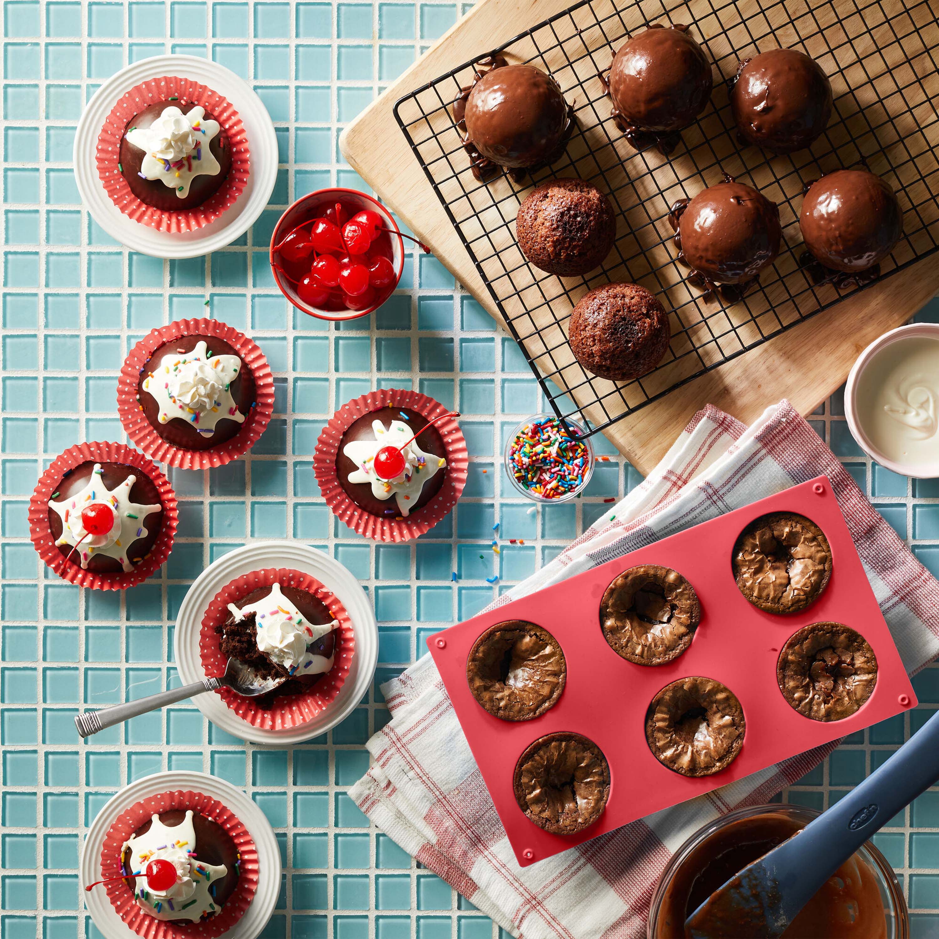 Chef'n Set of 2 (Makes 12) Silicone Hot Coco Bomb Molds