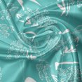 thumbnail image 5 of Ambesonne Botanical Valance Pack of 2, Bouquets Blossoms Design, 42"X12", Turquoise and White, 5 of 5