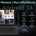 thumbnail image 2 of Tablet Android 14 de 10 pulgadas, tableta celular 4G, Octa-Core, 128 GB de almacenamiento + 14 (8+6) GB de RAM/ 1 TB ampliable, WiFi 5G, batería de 8000 mAh, Bluetooth 5.0, cámara de 13 MP+8 MP, table, 2 of 5