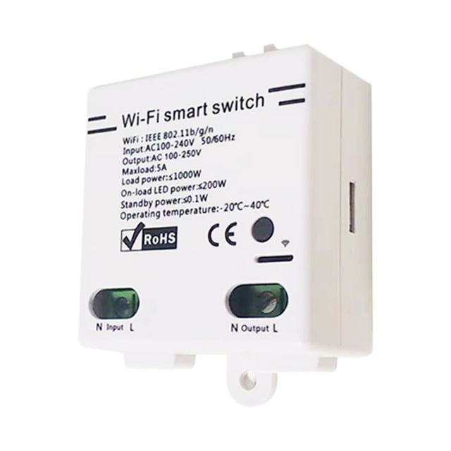 Wifi inteligente Interruptor inteligente Luz Ventilador APLICACIÓN Control remoto Temporizador inteligente Uso compartido de la nube Inevent DZ5593-00B