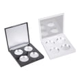thumbnail image 6 of 4 Color Eyeshadow Palette Case With Closure Perfect For 26.5mm Round Pans Travel Makeup Organizers, 6 of 8
