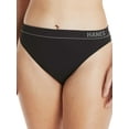 thumbnail image 2 of Hanes Originals Women’s Seamless Rib Hi-Rise Cheeky Underwear, 3-Pack, 2 of 8