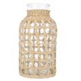 thumbnail image 5 of HOMEMAXS Rattan Vases Wicker Vase Rattan Glass Vase Modern Decor 20.00X10.30X10.30CM, 5 of 8
