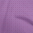 thumbnail image 1 of oneOone Cotton Cambric Purple Fabric Geometric Diy Clothing Quilting Fabric Print Fabric By Yard 56 Inch Wide, 1 of 1