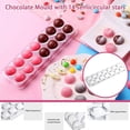 thumbnail image 2 of Kakformar Fr Bakning 1Pc Semi-Circular Sky Chocolate Mould Semi-Circular Spherical Baking Mould, 2 of 5