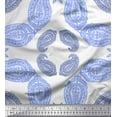 thumbnail image 1 of Soimoi Blue Poly Georgette Fabric Floral & Block Decor Fabric Printed Yard 52 Inch Wide, 1 of 3