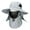 Gray, variant on BadPiggies Wide Brim Sun Hat 3-in-1 UV Protection Fishing Cap with Removable Face & Neck Flaps (Dark Gray)