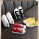 thumbnail image 5 of Zapatos de lona de color caramelo para niños de estilo otoñal, zapatos casuales de galleta para niños y niñas, zapatos blancos de suela sólida, 5 of 5