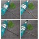 thumbnail image 5 of Juego de 4 cocteleras JM de acero inoxidable 304 4 colores con paleta rectangular pequeña, 5 of 5