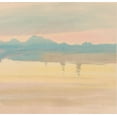 thumbnail image 2 of Stellar  Design Studio 27x26 White Modern Wood Framed Museum Art Print Titled - Pastel Countryide II, 2 of 4