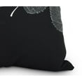 thumbnail image 2 of 20" x 14" Simply Daisy Leaf Print Fall Polyester Indoor/Outdoor Pillow, Black Qty 1, 2 of 2