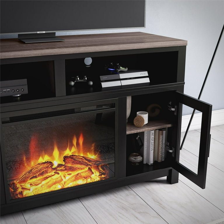 Stand online up fireplace