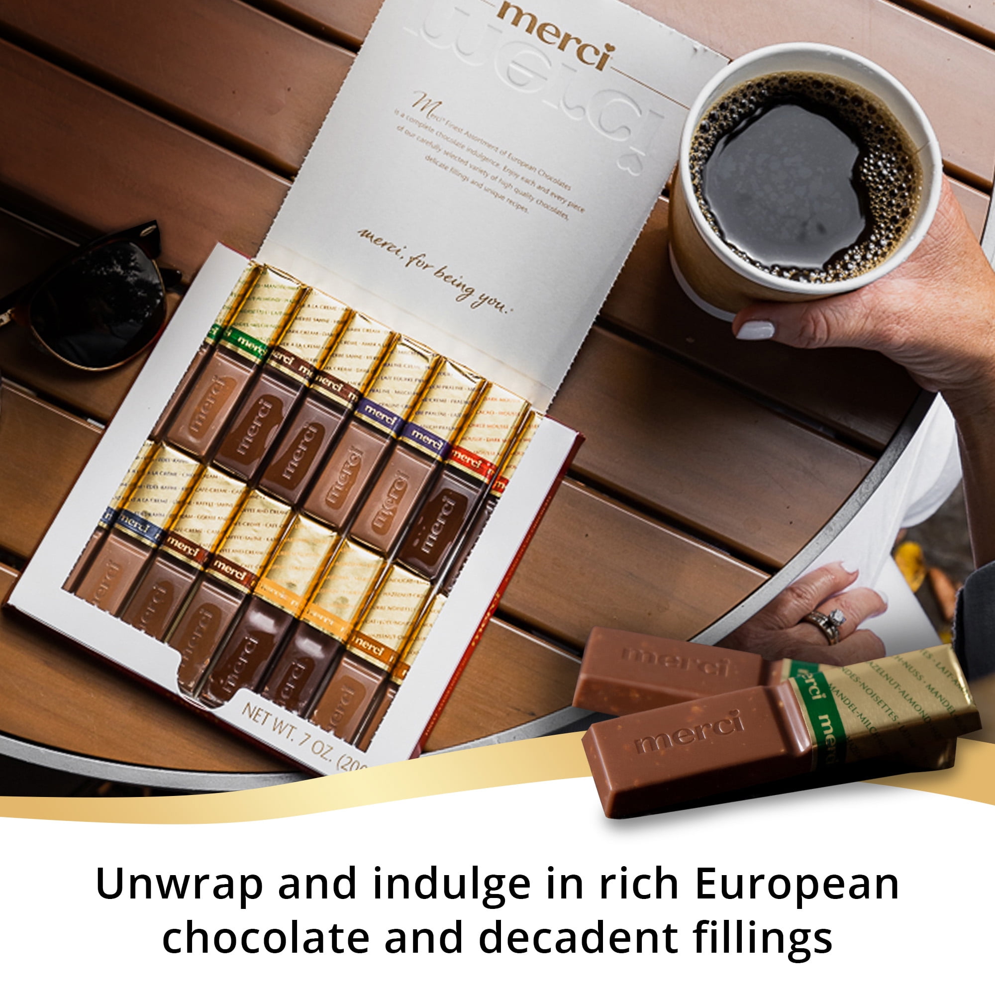 Finest Selection chocolats européens, assortis, 200 g – Merci