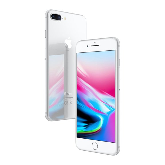 Pre-Owned Apple iPhone 8 Plus - Carrier Unlocked - 64 GB Silver (Fair)