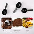 thumbnail image 6 of Small Scoops for Canisters,Plastic Scoopers with Short Handle,flour scoops,candy scoops,laundry scoop,tablespoon scoop,Black Coffee Measuring Scoop for Tea,Sugar,Cereal,Milk,Spices(5Pcs,3.8"x0.86"), 6 of 9
