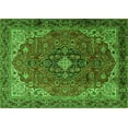 thumbnail image 1 of Ahgly Company Indoor Rectangle Medallion Green Traditional Area Rugs, 2' x 4', 1 of 1