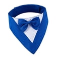 thumbnail image 4 of Pañuelo para perro, bufanda para cachorro, pañuelo triangular ajustable, babero para perro, collar de esmoquin para Acción de Gracias, perros pequeños Azul, 4 of 8