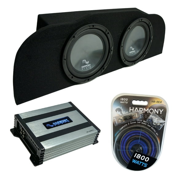 03-15 Fits Infiniti G35 Coupe Harmony R104 Subwoofer Dual 10" Sub Box HA-A400.1