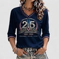 thumbnail image 2 of Never Forget 9/11 V Neck Tops for Women Retro Memorial T-Shirts 2001-2026 25TH Anniversary Patriot Day Honor Faith Hope Shirt, 3XL, 2 of 4