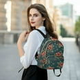 thumbnail image 6 of FORMRS Mini Backpack Purse for Women Travel Daypack Casual Shoulder Bag, Floral Christmas, 6 of 7