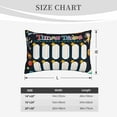 thumbnail image 4 of Rateoe Space Math Times Tables Pattern Pillow Covers with Invisible Zipper(Pillows are not Included) Standard Pillowcases-20"x30", 4 of 6