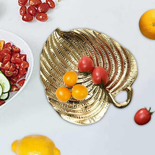 Bandeja de cerámica con forma de hoja para joyas, porta joyas, bandeja decorativa para servir anillos, ideal para el hogar, la entrada del dormitorio 197 cm x 17 cm x 36 cm