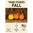 thumbnail image 3 of PVC Pumpkin Yard Stakes Set: Durable Autumn Garden Decor - Outdoor Fall Decorations, 3 of 8