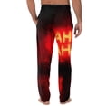 thumbnail image 6 of Satingcolo Men's Pajama Pants Halloween Skulls Black Sleep Bottoms Lounge Sleepwear Pockets Drawstring, 6 of 6