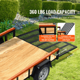 thumbnail image 2 of Vevor SBKCWMSJXTJSHQYWHV0 2-Sided Trailer Tailgate Lift Assist Compatible with Open Utility Trailer Tailgate & Ramp with 10 to 24 in. Heights Side Rail & 4 to 6 ft. Tail Gate or Ramp - 360 lbs, 2 of 10
