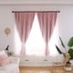 thumbnail image 5 of Cortinas para ventanas Jadeshay paneles de ventana estilo estrella ahuecados de Poliéster 1x2m color rosa, 5 of 8