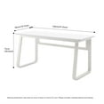 thumbnail image 5 of Homycasa Modern Minimalist Console Table with Sturdy Metal Frame White, 5 of 5