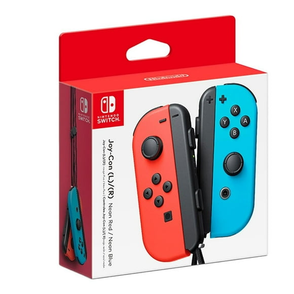 Controles Inalámbricos Nintendo Switch Neon Joy-Con Rojo y Azul