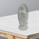 thumbnail image 4 of Estatua de la Virgen María católica, figura de la Santísima Madre, adorno religioso hecho a mano blanco, 4 of 7