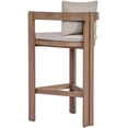 thumbnail image 6 of Meridian Furniture Newport Beige Water Resistant Fabric Patio Bar Stool, 6 of 9