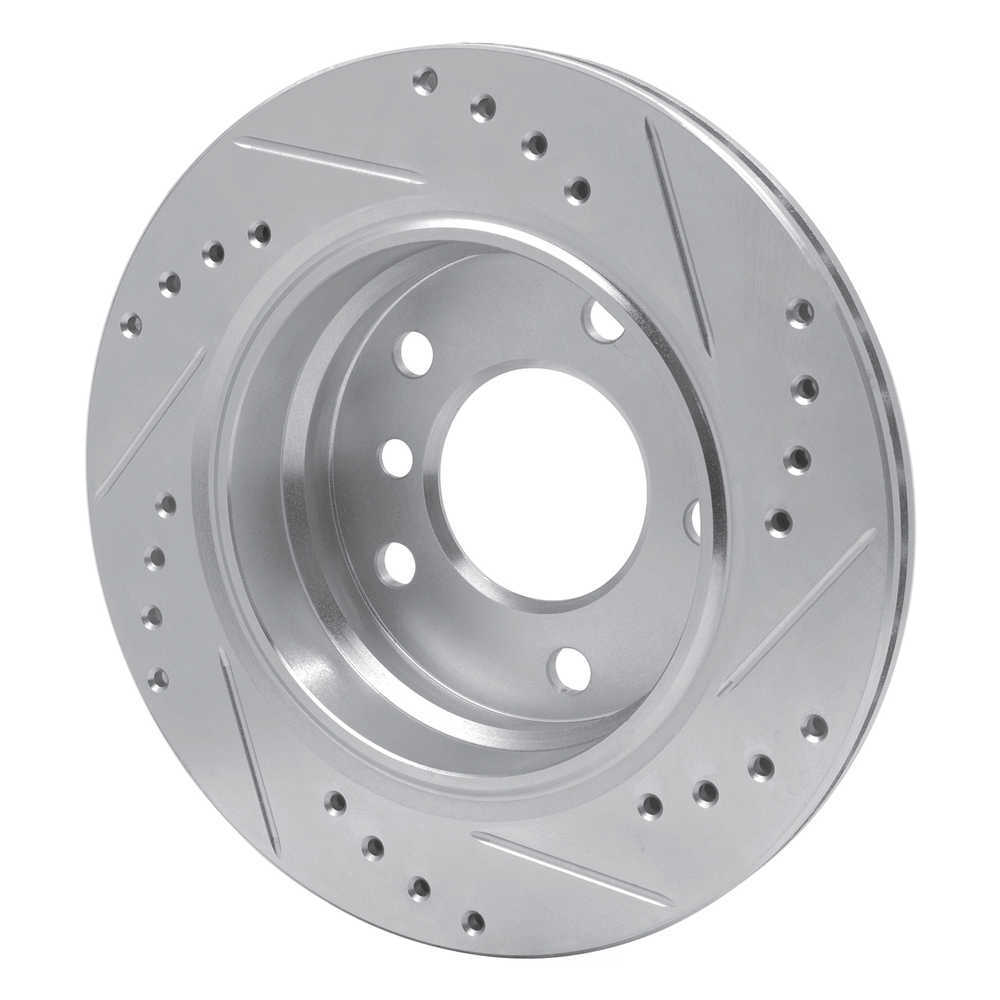 Dynamic Friction Company 631-31042L DFC Brake Rotor - Drilled And Slotted - Silver