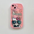 thumbnail image 1 of Funda de teléfono de Anime japonés Sanrio Pochacco para iPhone 14 Pro Max 13 12 11 Pro Max, lindo perro, moda Blu-Ray, silicona suave, cubierta completa Fivean unisex, 1 of 2