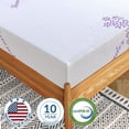 thumbnail image 5 of 8 inch Queen Size Lavender Gel Memory Foam Mattress in a box, Medium Feeling, 5 of 10