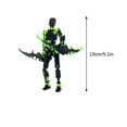 thumbnail image 2 of Articulated Robot Action Figure - 13 Movable Joints with Customizable Accessories for Valentine's Gifts, Action Figure Action Figure Printed Movable 13 Articulated Robot, 2 of 6