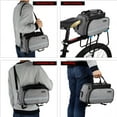 thumbnail image 7 of Anckoeil Bicycle Accessories Bicycle Rear Rack Bag with Ultra-Stable Hooks & Large Pockets, Bike Trunk Bag,Anti-Tear Bike Storage Bag For Cycling Touring/Commuting/Shopping, 7 of 7