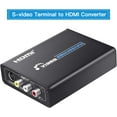 thumbnail image 2 of Convertidor RCA SVIDE a HDMI con Cables AV + S-VIDE, RCA CVBS Compuesto AV O SVIDE + R/L Entrada de Audio a Salida HDTV Convertidor de Escala Alta, 2 of 12
