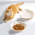 thumbnail image 2 of Cuencos de comida para gatos, platos de cerámica para gatos, plato para comida, agua y refrigerios, 4,72 pulgadas, uso interior y exterior, cuencos para gatitos, cachorros y animales pequeños, juego d, 2 of 5