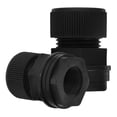 thumbnail image 1 of 2Pcs Transparent Receive Bulkhead Black PVC For Bathtubs 4.10X3.60X2.50CM, 1 of 9