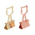 thumbnail image 3 of 100 Uds Clips de carpeta de gato para estudiantes 2 colores fuerte fuerza de sujeción Clips de carpeta de oficina de Metal a prueba de herrumbre para documentos, 3 of 5