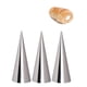 thumbnail image 3 of 12PCS Conos para Hornear de Acero Inoxidable Moldes de Cuerno de Crema de Pastelería para Bricolaje Molde de Cuerno de Rollo de Pastelería de Cono de Tubo Cónico para Hornear Dinamarca Herramienta de, 3 of 5
